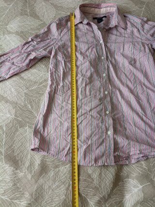 Camicia Gant donna righe rosa e grigie