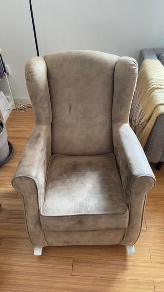 Sillón Mecedora Lactancia Beige