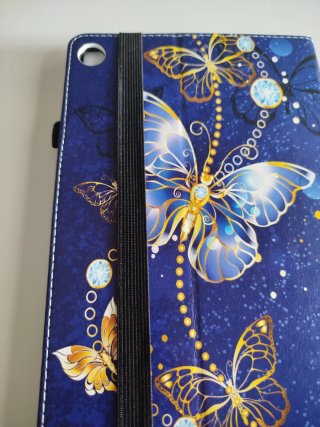 Funda para tablet con mariposas