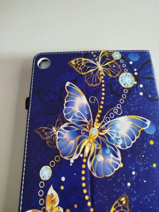 Funda para tablet con mariposas