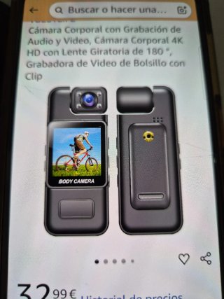 Cámara de seguridad para coche/bici