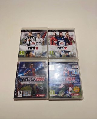 Giochi PS3: FIFA 11, FIFA 12, PES 2009, PES 2011