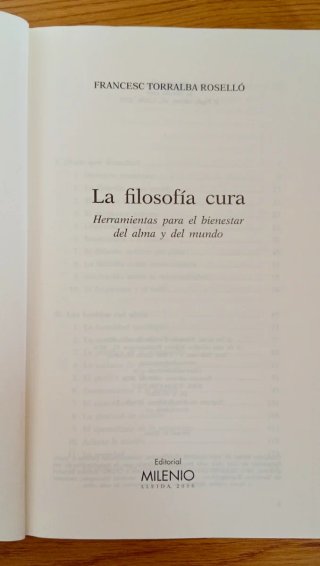 La filosofía cura - Francesc Torralba