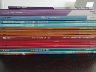 Libros de texto 4 ESO Otero Pedrayo Coruña