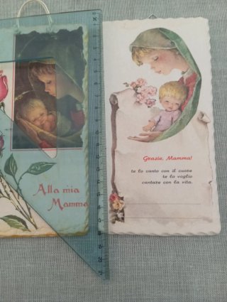 Madonna con Bambino, Quadretto Decoupage