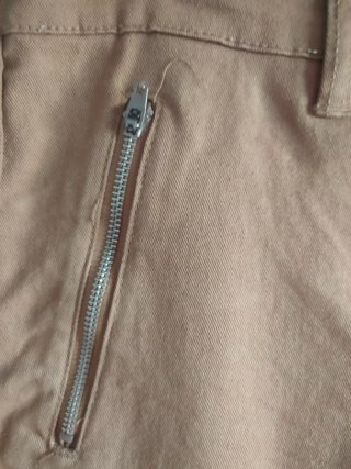 Pantalones cargo mujer camel