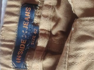 Pantalones cargo mujer camel