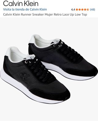 Calvin Klein Runner Sneaker Mujer Negra