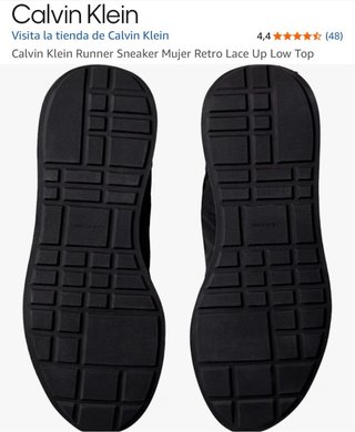 Calvin Klein Runner Sneaker Mujer Negra