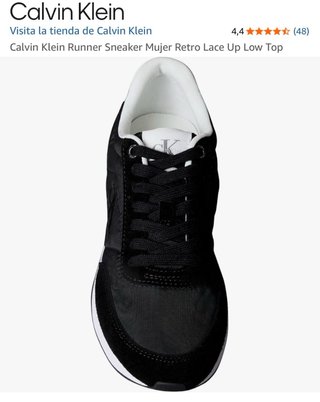Calvin Klein Runner Sneaker Mujer Negra
