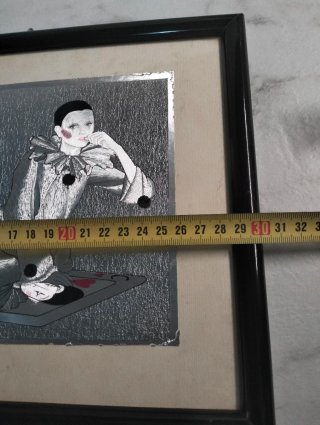 Quadro Pierrot Anni 70/80
