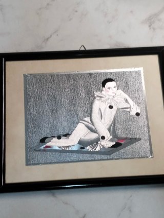 Quadro Pierrot Anni 70/80