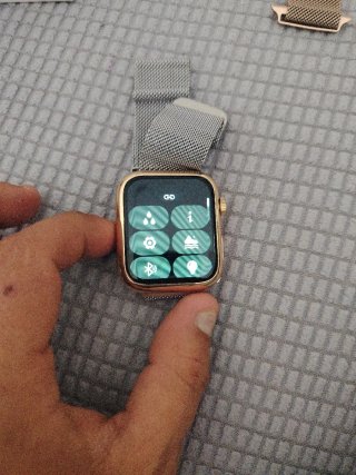 Smartwatch Oro y Rosa con Correas