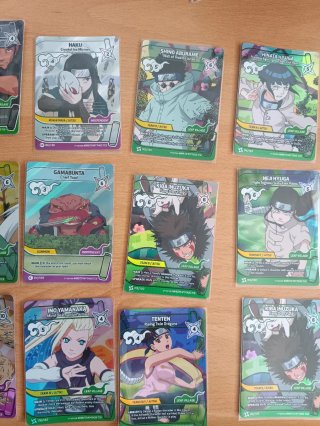 Lote 24 Cartas Naruto Mythos TCG 2ª Edición