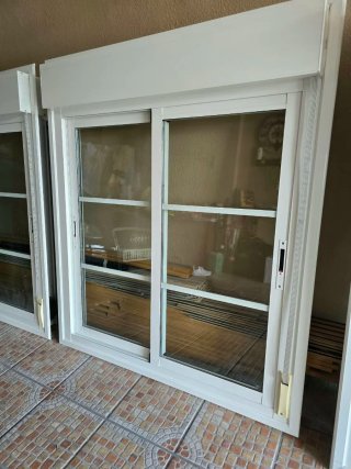 Ventana Aluminio Corredera Blanca