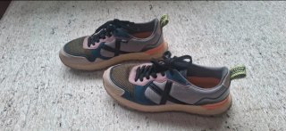 Zapatillas Munich Hombre Beige/Rosa/Teal