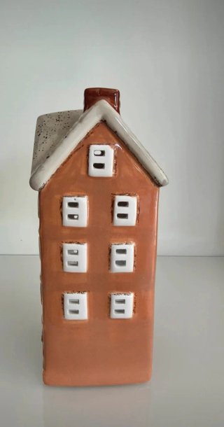 Portavelas Casa Cerámica XL Holandesa