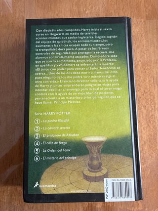 Harry Potter y el misterio del príncipe