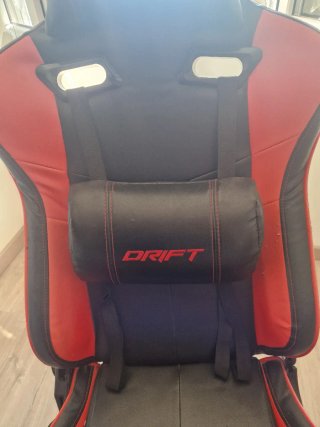 Silla Gamer Drift Roja y Negra