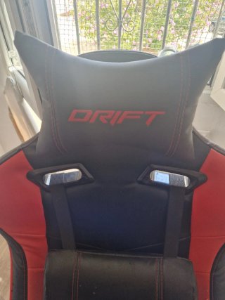 Silla Gamer Drift Roja y Negra