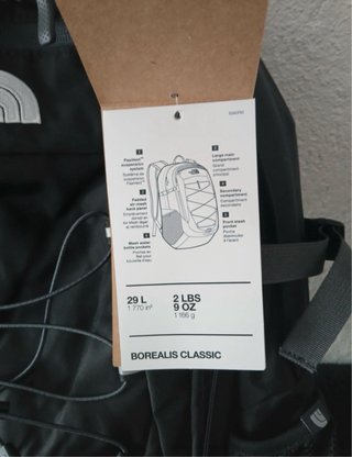 Mochila TNF Borealis Classic 29L Negra