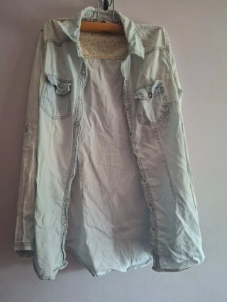 Camisa vaquera azul