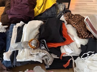 3X cajas grandes LOTE Ropa chica/mujer