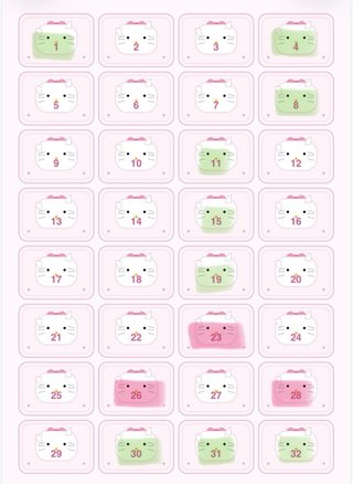 Cartas coleccionables Hello Kitty