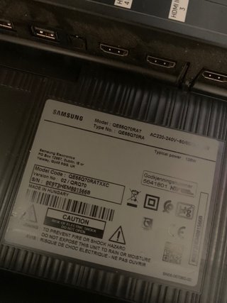 TV Samsung 55 QLED