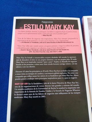 Lote 2 libros de Mary Kay Ash