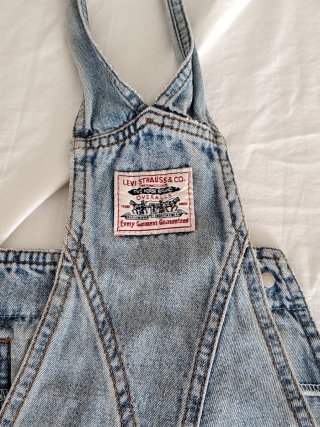 DENIM OVERALL, SALOPETTE, LIGHT BLUE, 31, LEVI'S
