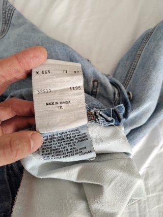 DENIM OVERALL, SALOPETTE, LIGHT BLUE, 31, LEVI'S