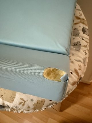 Cambiador de bebé azul