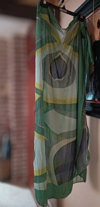 Bañador estampado multicolor con pareo a juego
