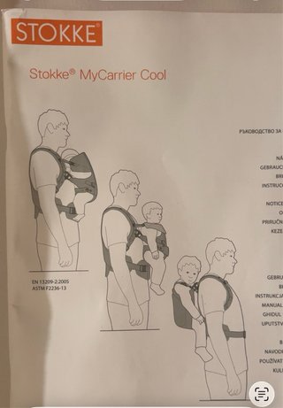 Mochila Portabebés Stokke MyCarrier Cool 3 en 1