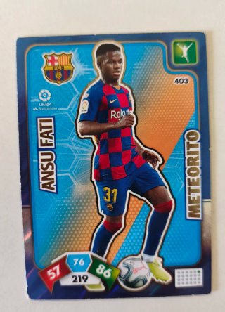 Cromos Panini Meteorito 2019-2020