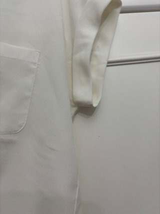 Blusa blanca Mango manga corta