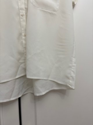 Blusa blanca Mango manga corta