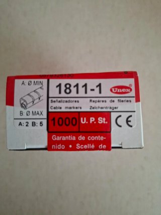 Señalizadores Unex 1811 , sin cortar amarillos