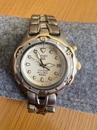 Seiko AGS Titanium Scuba 200m Reloj