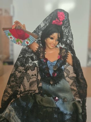 Muñeca Española Aviá-Carbó Irrompible con chapa