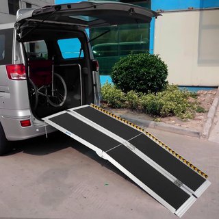 Rampa Aluminio Silla Ruedas 600 LBS