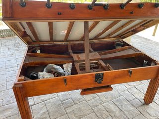 Futbolín de madera, recreativos de siempre