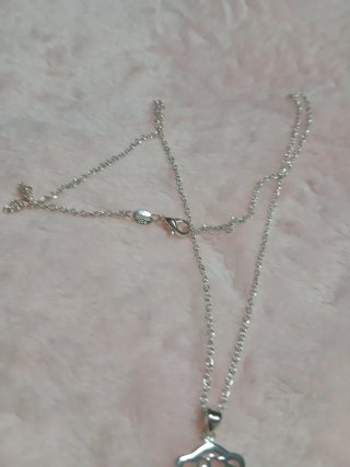 Collar Osito Corazones Plata 925