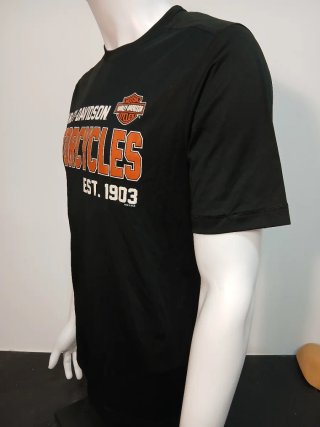 Camiseta Harley-Davidson Motorcycles Est. 1903 Neg