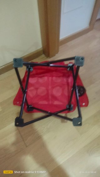 Silla de camping infantil mariquita