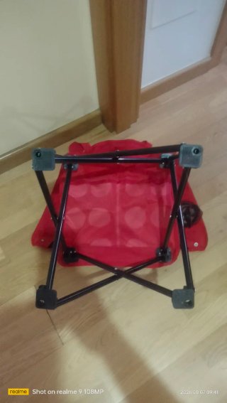 Silla de camping infantil mariquita