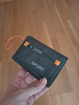 Cartera SPORT con cremallera y asa
