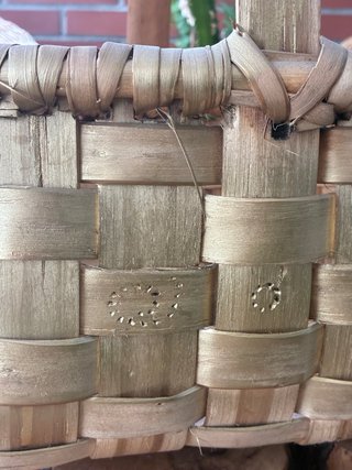Cesta mimbre artesanal La Alberca