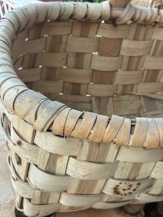 Cesta mimbre artesanal La Alberca